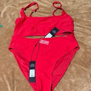 Fashion Nova Red Bikini Set